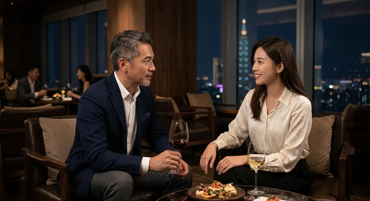 Sugar Daddy 與甜心互動時的交流示意