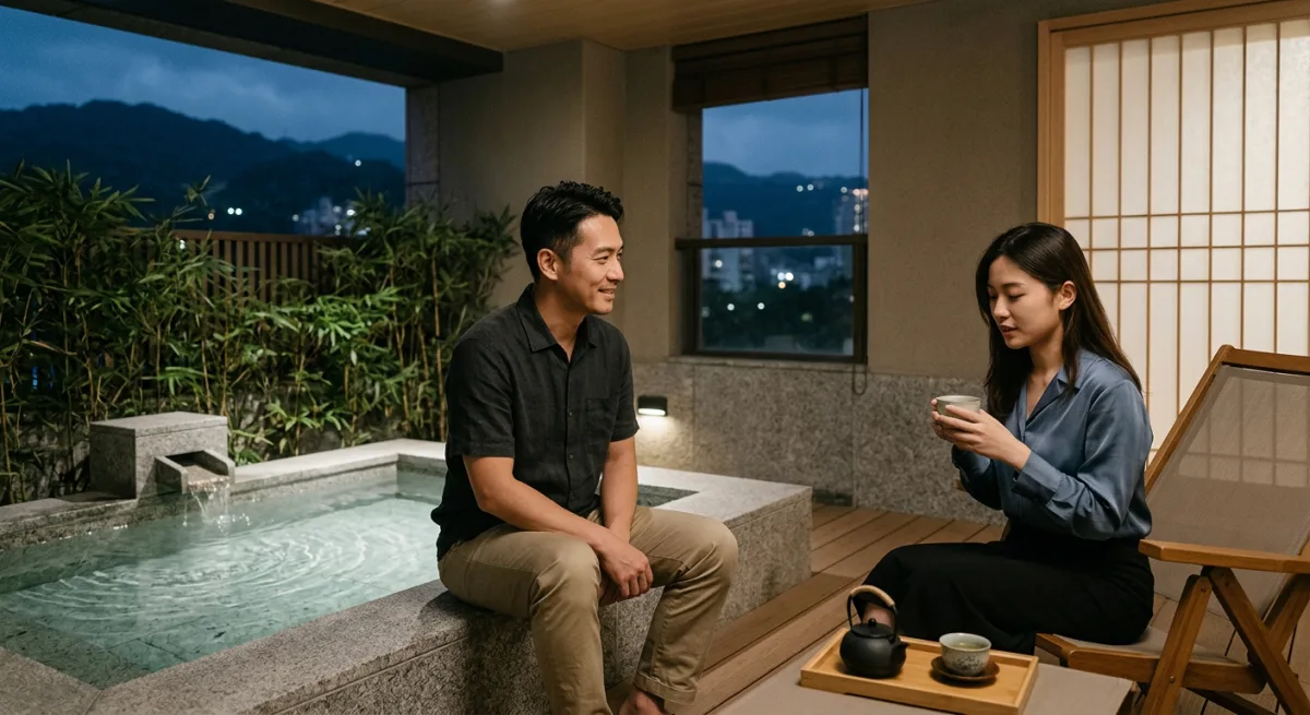 Sugar Dating 中陪伴與交流的情境示意